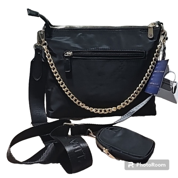 ADRIENNE VITTADINI NYLON CROSSBODY w/DETACHABLE  POUCH - Picture 4 of 6